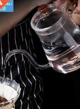 350/600L Hand Flush pot Clear Heat Resistant Clear Glass Th