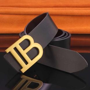High Quality designer belts letter Slide buckle Girdle 3.7cm