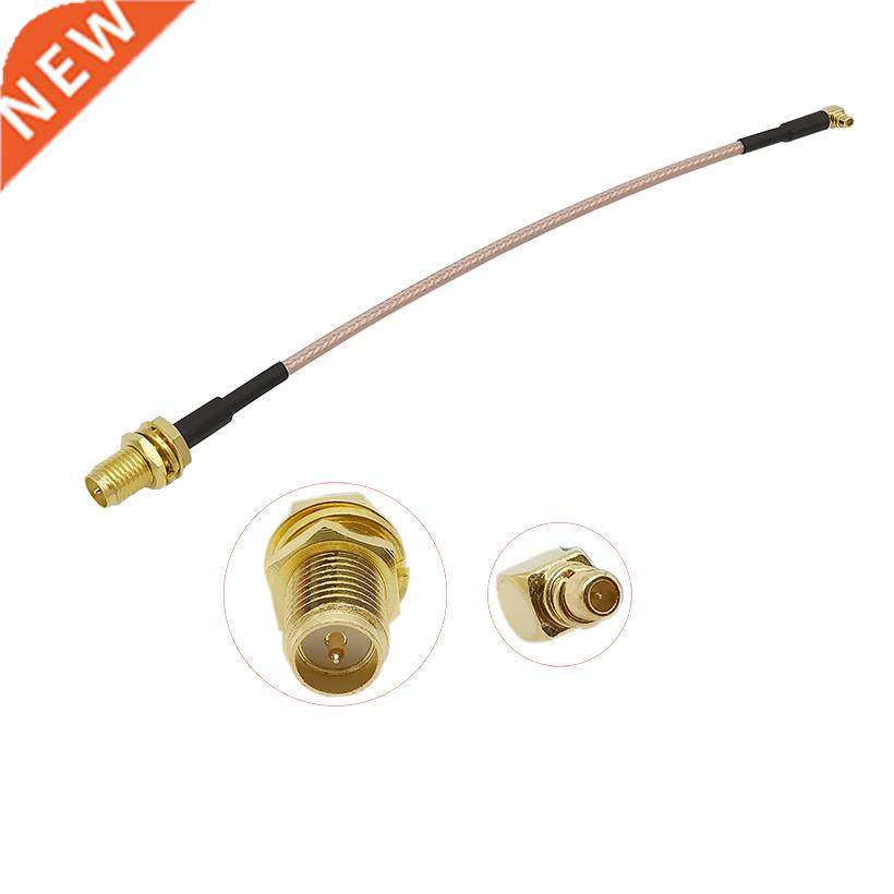 right angle 90 degree mmcx male to rp sma female rf coaxial