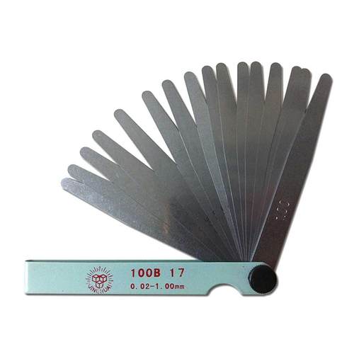 17 Blade 0.02 to 1mm Thickness Gap Metric Filler Feeler Gaug