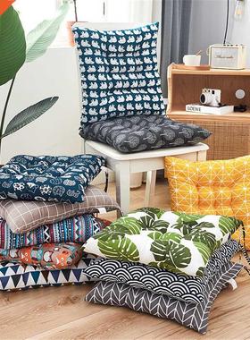 40*40cm Coarse Cloth Cotton Linen Cushion Party Dining Chair