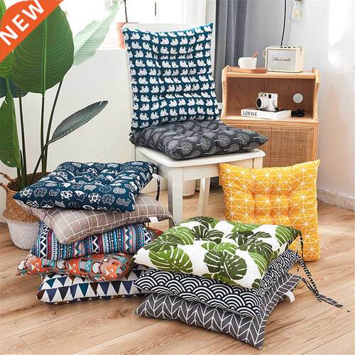 40*40cm Coarse Cloth Cotton Linen Cushion Party Dining Chair