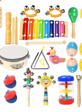 Musicl Percussion Instrument Set, 22 Pcs Toddler Musicl