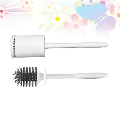 1 Set 41x9.5CM Toilet Brush Wall-mounted Plastic Toilet