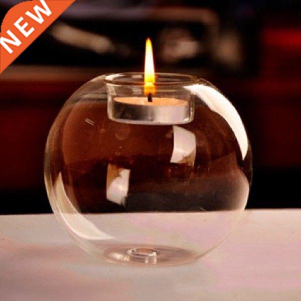 8cm/10cm/12cm Crystal Spherical Ball Tea Light Candle