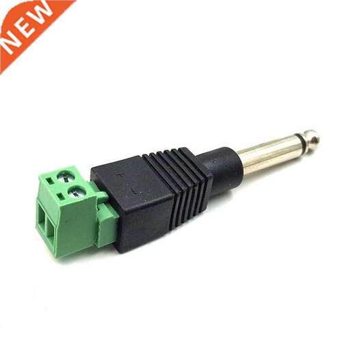 Converter Adapter 6.35mm 6.5mm Stereo Audio Mono Male to 90