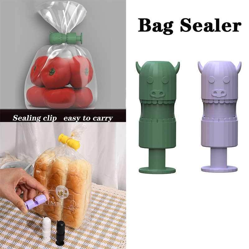 Portable Chip Bag Sealer Plastic Package Storage Bag Clip Mi
