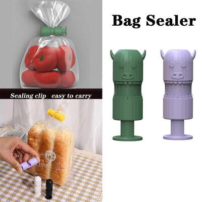 Portable Chip Bag Sealer Plastic Package Storage Bag Clip Mi