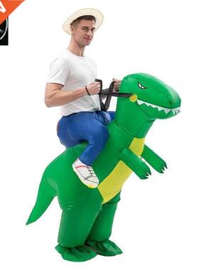 inflatable little dinosaur suit adult Tyrannosaurus rex moun