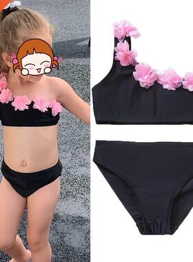 2021 Two Piece Girls Swimsuit Pineapple Children's Swimwear