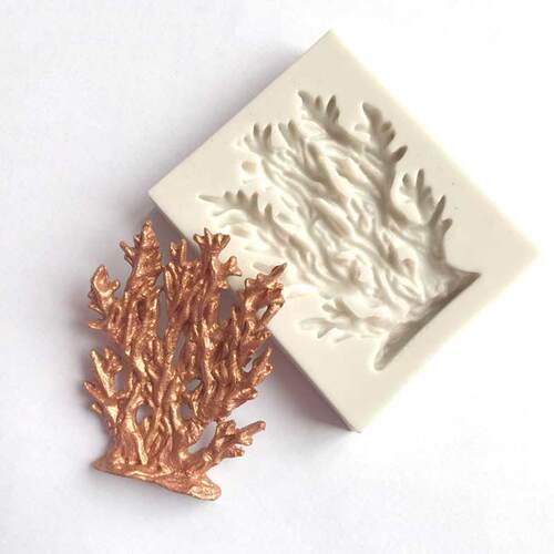 Sea Coral Shape Silicone Mold Fondant Mold Cake Decorating T