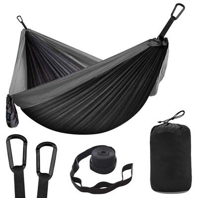 Oversized Double Camping Hammock,Portable e Straps Hammock ,