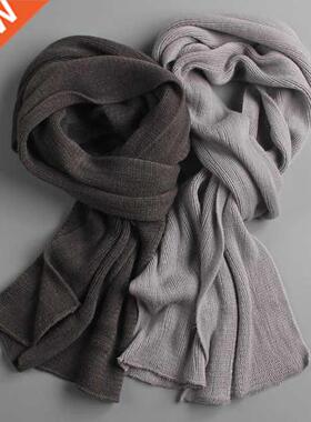 2021 NEW Arrived Men Scarf Knit Spring Unisex Thick Warm Win
