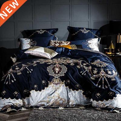 1000TC Egyptian cotton Queen King size Bedding Set Luxury Em