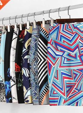 25 Models Summer Women Ladies Famous Pencil Skirt Print High