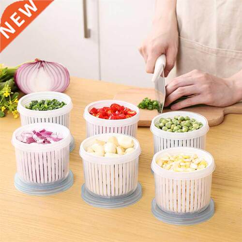 Double Layer Vegetables Sealed Keeper Fresh Storage Box With
