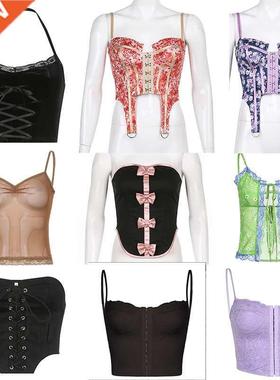 2021 core cute body cropped bustier clothes fofairy grunge 2