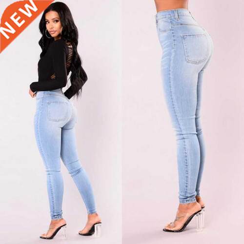 Newest Arrivals Fashion Hot Women Lady Denim Skinny Pants Hi