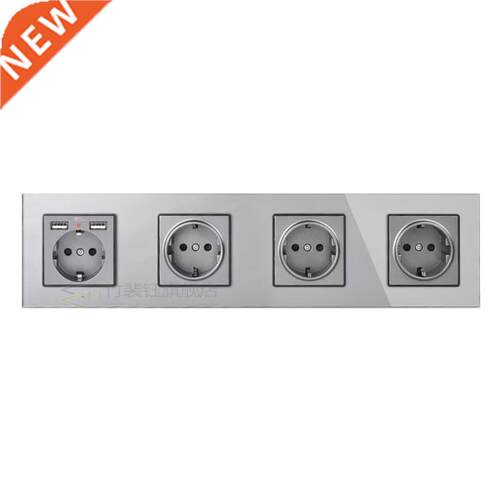 COSWALL 16A 1/2/3/4/5 Gang Russia Spain E Standard Wall Sock