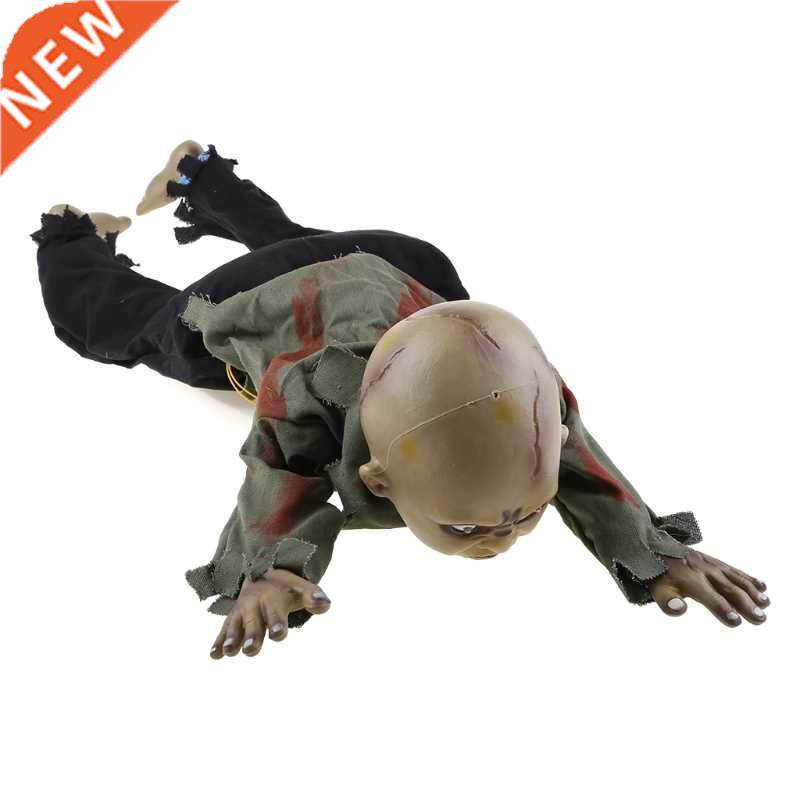Animated Crawling Baby Zombie Scary Ghost Babies Doll Haunte