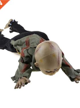 Animated Crawling Baby Zombie Scary Ghost Babies Doll Haunte