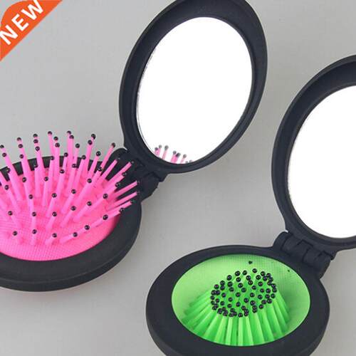 HIgh Quality 2 in 1 Women Girls Portable Mini Folding Brush