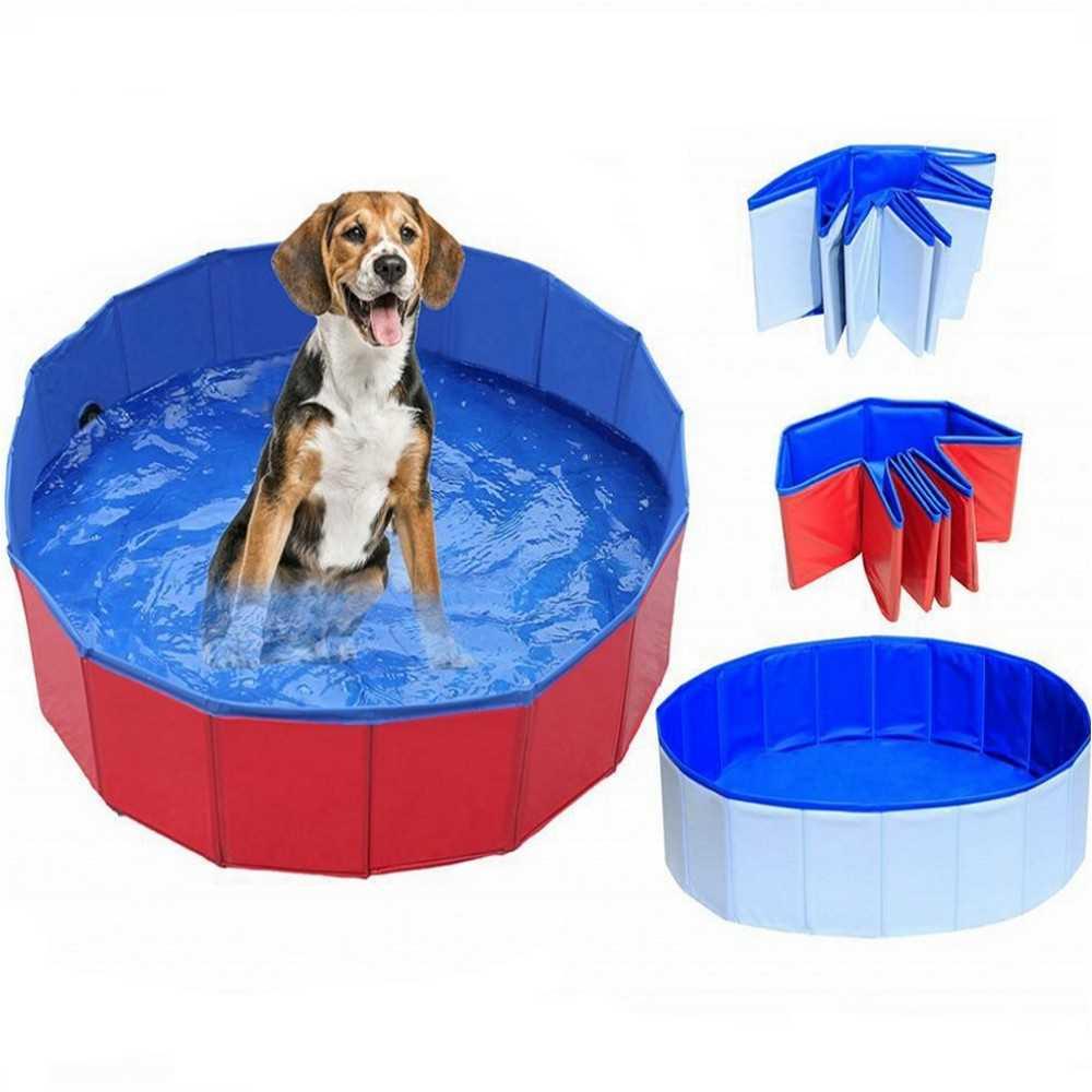 2021 New Pet Dog Cat Swimming Pool Foldable PVC Washing