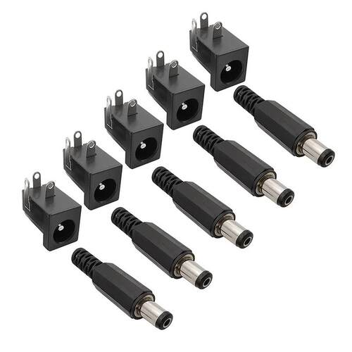 5Pairs DC-005 5.5 x 2.1mm DC Power Female Socket 5.5*2.1mm D