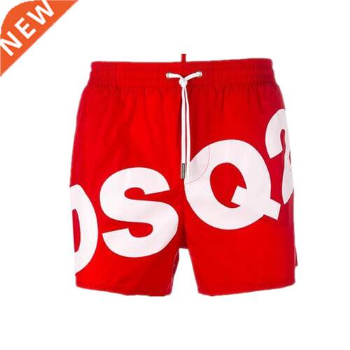 New DSQ2 Men's Summer Double Layer Breathable Beach Quick Dr