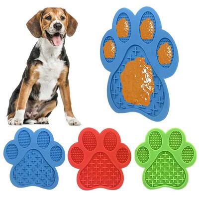 1PC Pet Silicone Lick Pad Slower Feeder Pad Cats Dog Licky M