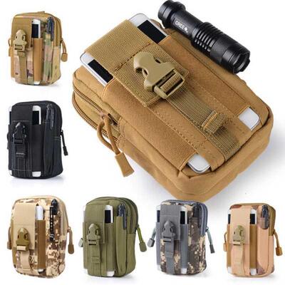 Bolso táctico para cinturón, mochila ri onera Molle, bolsa