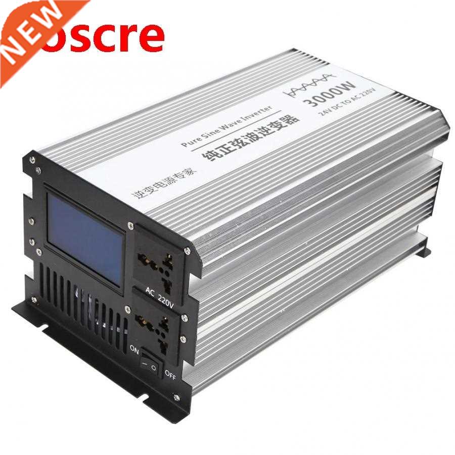 3000W Pure Sine Wave Inverter DC 24V to AC 220V Power Conver