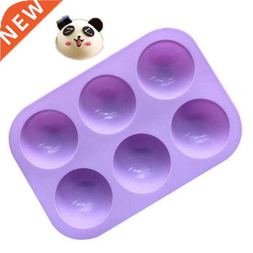 6 Holes Silicone Baking Mold D Half Ball Sphere Mould Sugar