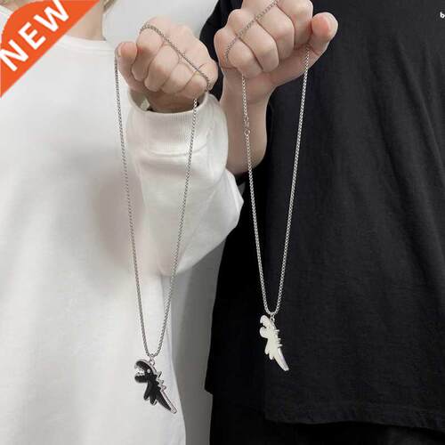 Cute Dinosaur Couple Necklace Couple Pairing Pendant Friend