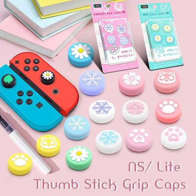 Cute Thumb Grip Caps Nintendo Switch Lite Joy Con Case Saku