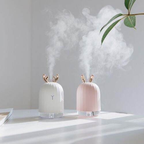 Cute Deer Mini 220ml Air Humidifier Kit USB Aroma Essential