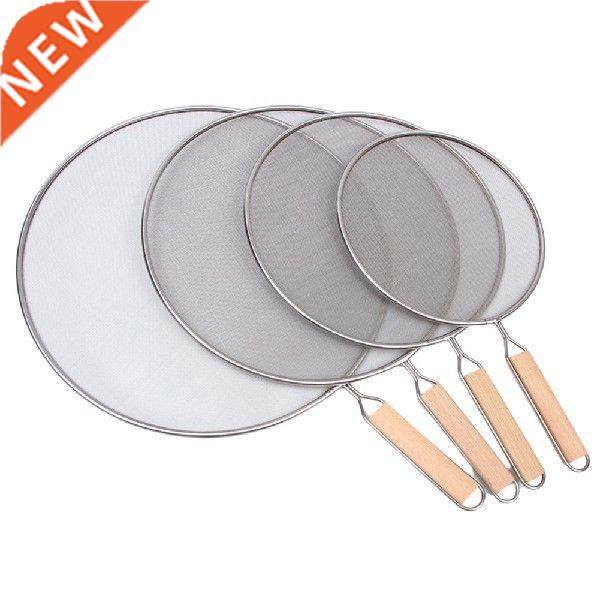 Grease Splatter Screen Fine Mesh Oil Splatter Guard Skillet