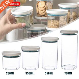 250/350/550/700ml Food Storage Contaner Ktchen Pantry Orga