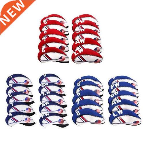 OOTDTY 10 Pcs/Set Portable Sport Neoprene Golf Club Head