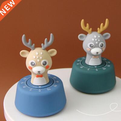 Cartoon Mechanical Timer High Accuracy Elk Shape Small Count