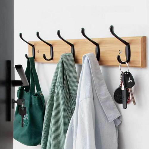 Nordic Fashion Home Decor Coat Hook Organizer Double Hooks H
