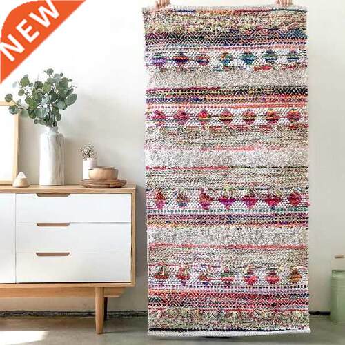 Boheman Hand-woven Ethnc ndan Carpet Moroccan Bedroom