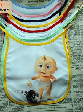 10pcs/Lot Fashion DIY Sublimation Blank Baby Bib Handkerchi
