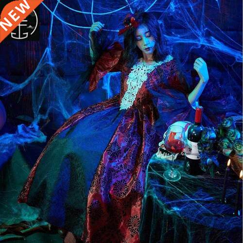 Medieval Court Dress Victorian Vampire Queen Halloween Cou