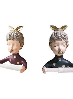 Nodic Creative Ctoon Bubble Girl Toilet Paper Towel