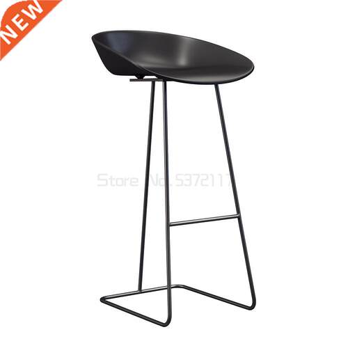 Nordic bar stool wrought iron creative simple bar chair