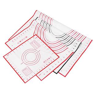 4 Size Silicone Baking Mat Pizza Dough Maker Pastry Kitchen