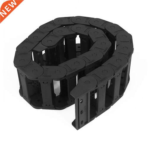 Machine Tool 25 x 77mm Black Cable Wire Carrier Drag Chain N