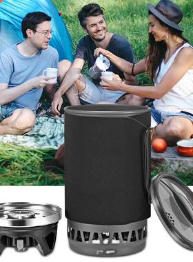Camping oves Cookware Set With ove Burner And Pot