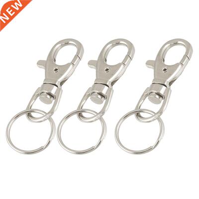 25mm Dia Split Ring Lobster Clasp Key Chain Keyring  Pcs